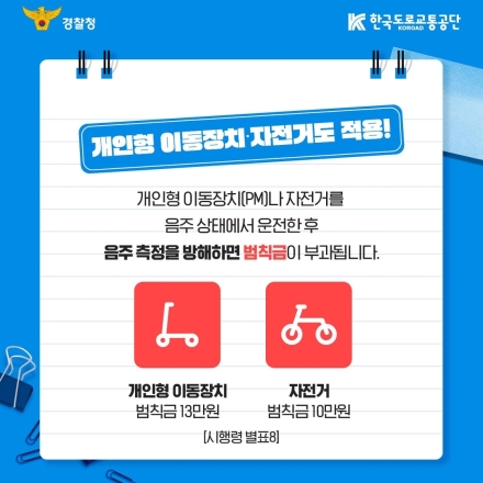 음주운전 후 ‘술타기 수법’, '자전거 음주 운전' 엄중 처벌